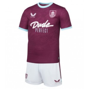 Burnley Jalkapallovaatteet Lasten Kotipeliasu 2025-26 Lyhythihainen (+ Lyhyet housut)